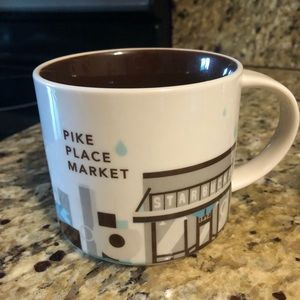 The first Starbucks location mug